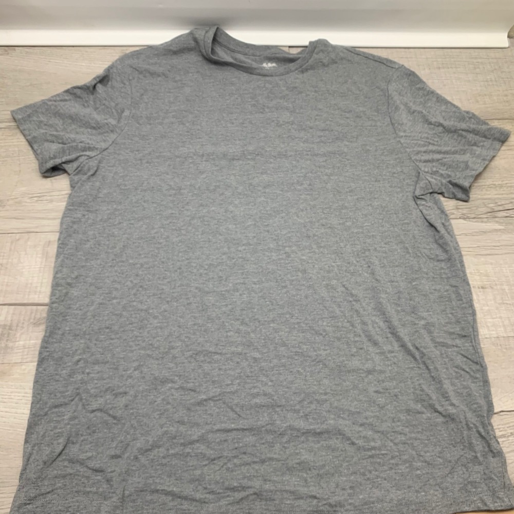 Goodfellow & Co Mens Lyndale Tee Heather Gray Short Sleeve Crewneck T-Shirt XL